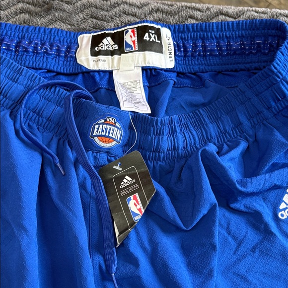 Adidas Blue and Red Basketball Shorts team issued 2013 Houston 4XL length 2 new - Picture 5 of 14
